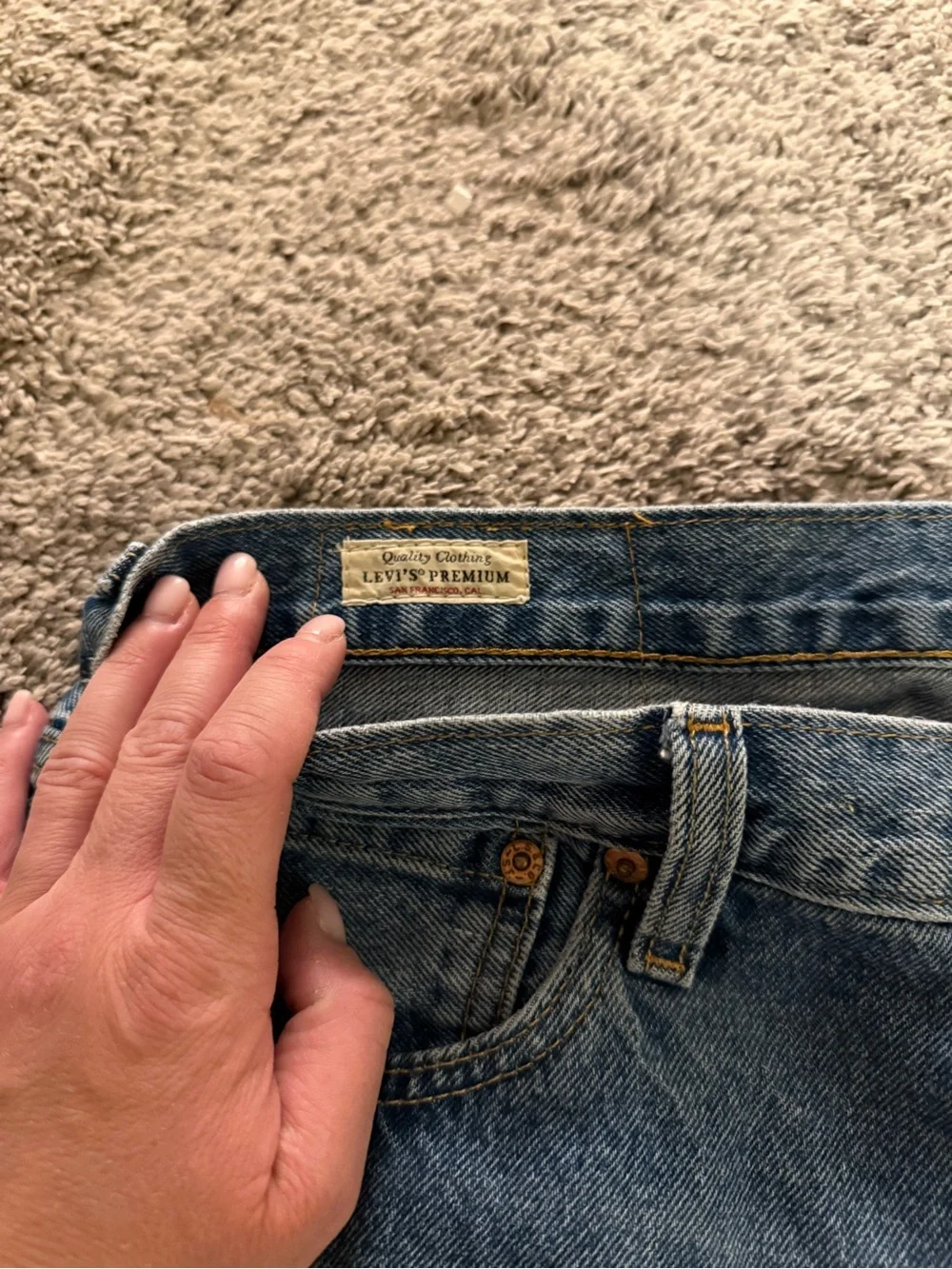 501 JORTS SIZE 34